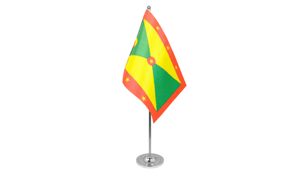 Grenada Satin Table Flag